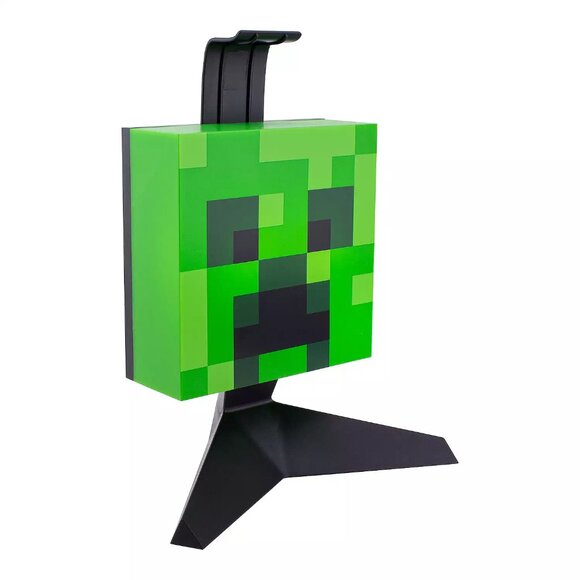 Mojang Minecraft Creeper Head Light Headphone Stand Paladone - Picture 4 of 5